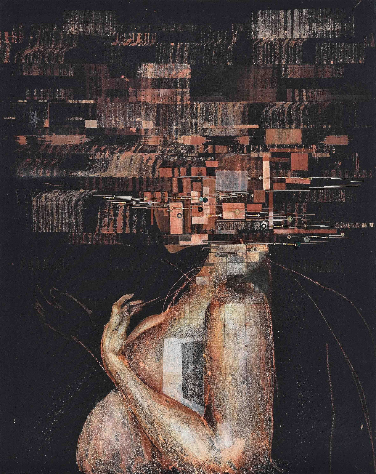 Chen Yenping 陳硯平, Glitched Portrait 雜訊化肖像, 2013