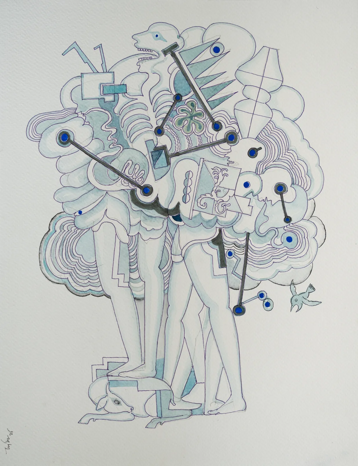 Jagannath Panda, The Meeting Point - II, 2025