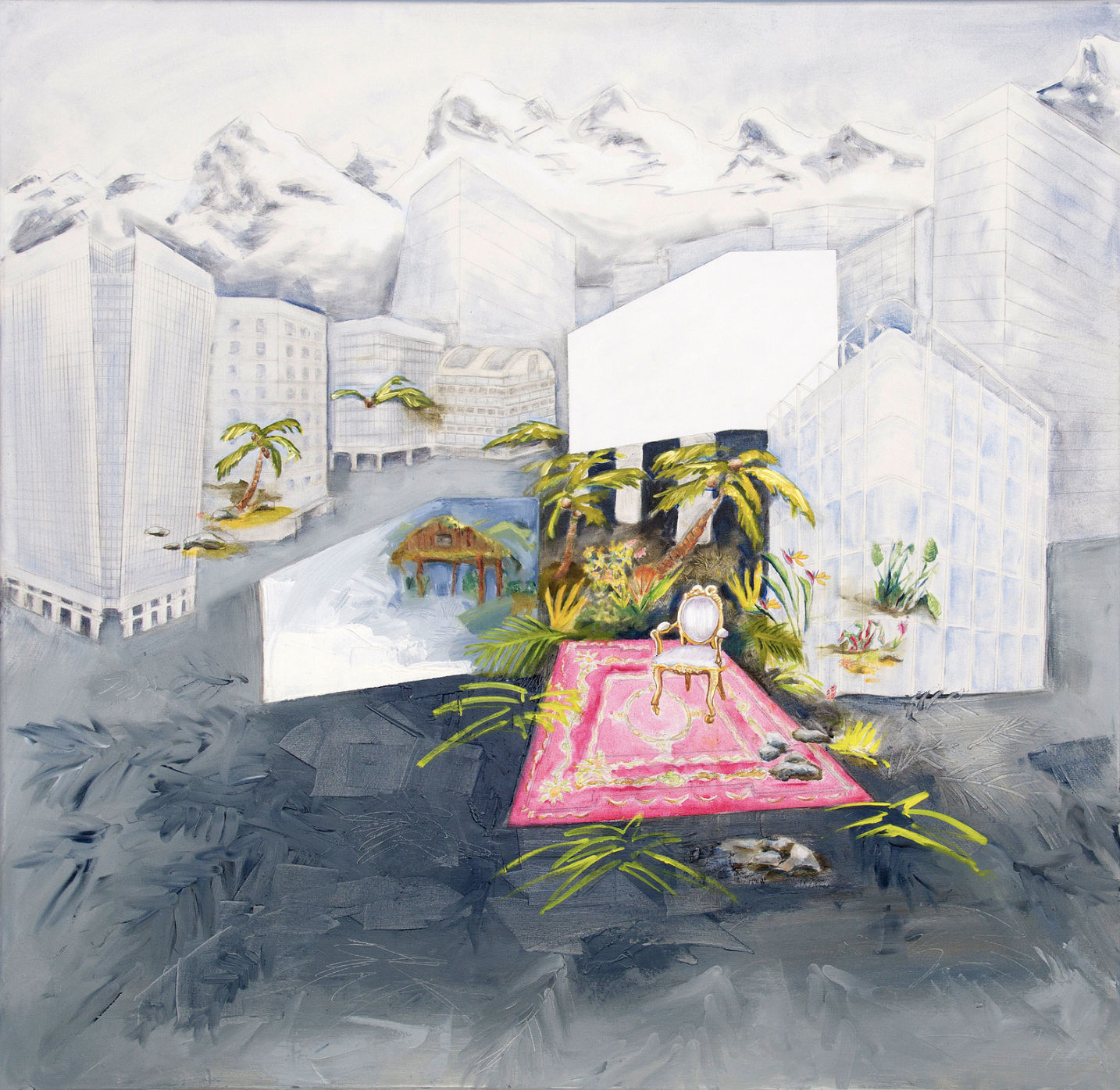 Adrian Scicluna, Gold Chair, 2015