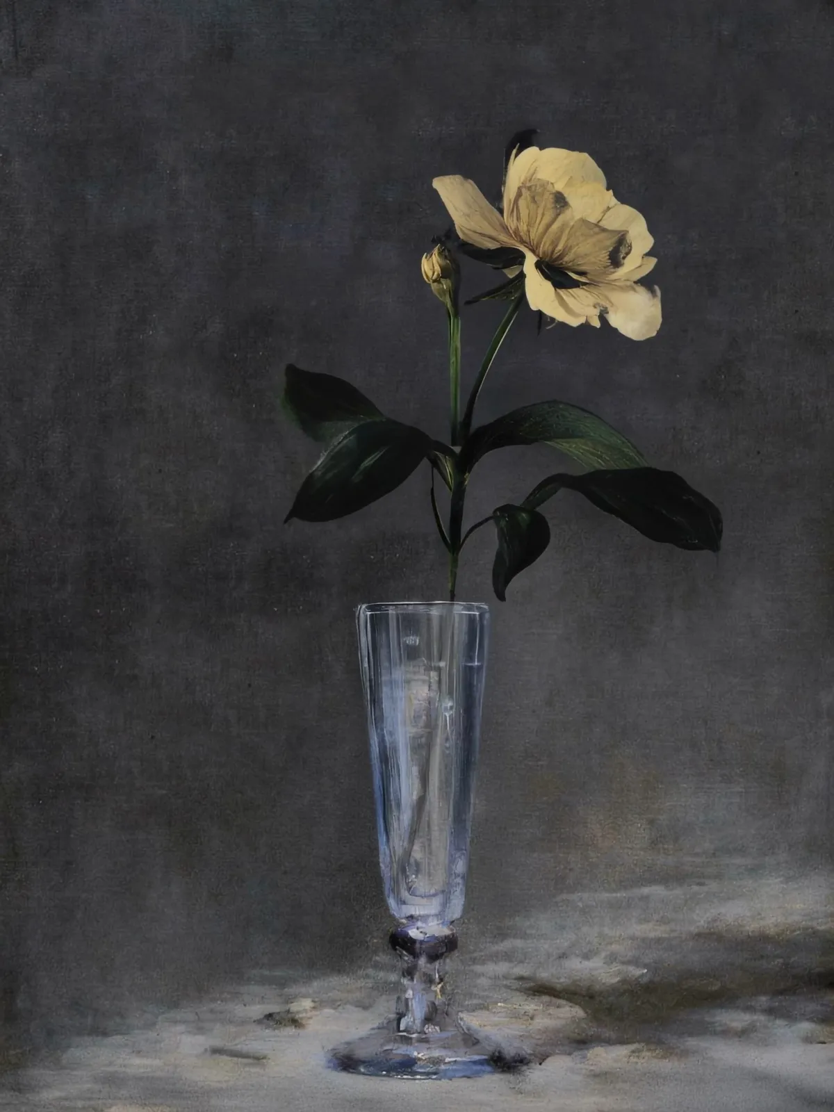 Rob and Nick Carter, Transforming Flower in a Champagne Glass, 2025