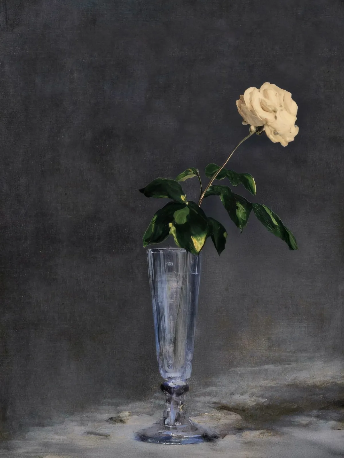 Rob and Nick Carter, Transforming Flower in a Champagne Glass, 2025