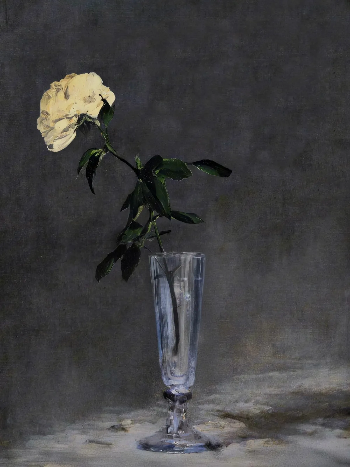 Rob and Nick Carter, Transforming Flower in a Champagne Glass, 2025