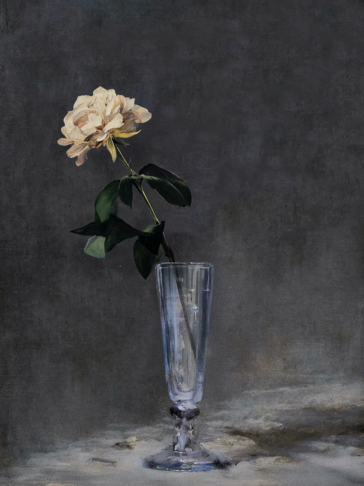 Rob and Nick Carter, Transforming Flower in a Champagne Glass, 2025