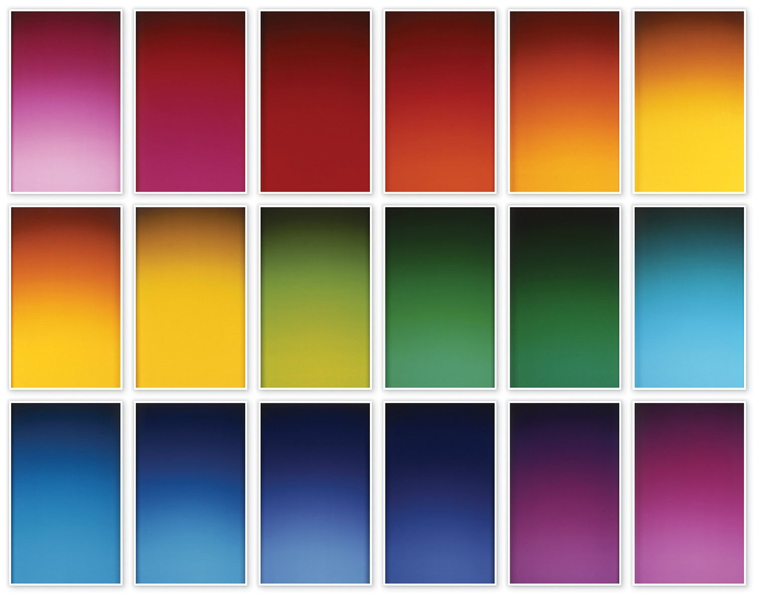 Rob and Nick Carter, 18 Luminograms, 2010