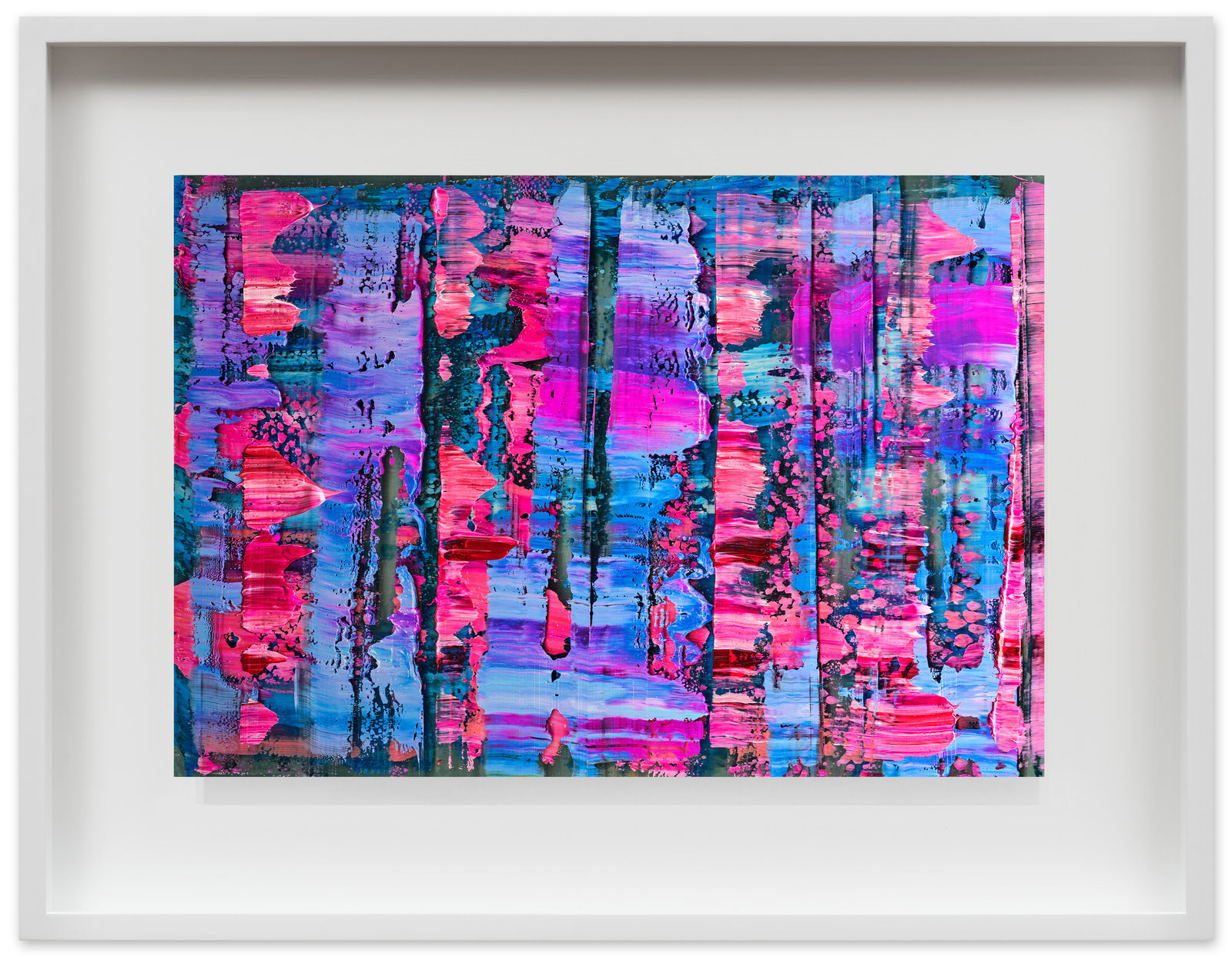 Rob and Nick Carter, Oil Paint Scan with Oil Paint VI, 2024