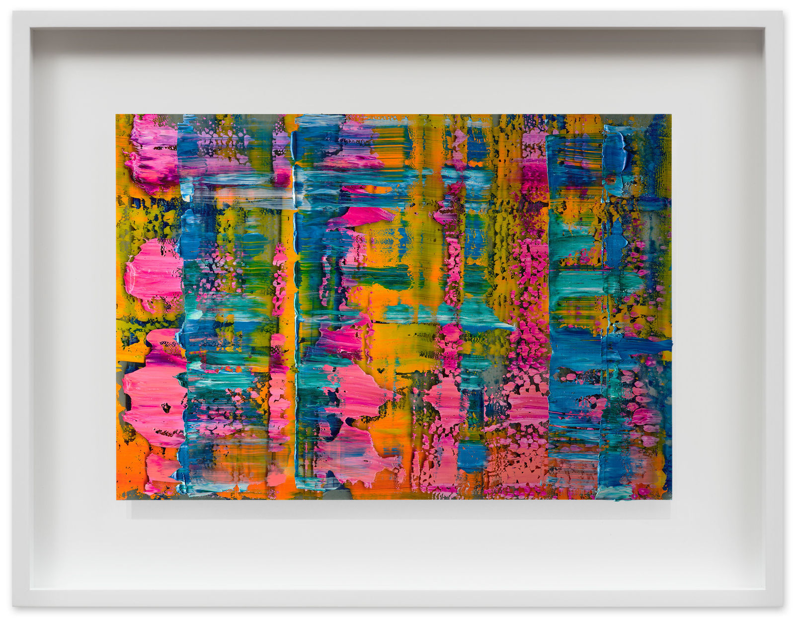 Rob and Nick Carter, Oil Paint Scan with Oil Paint XI, 2024