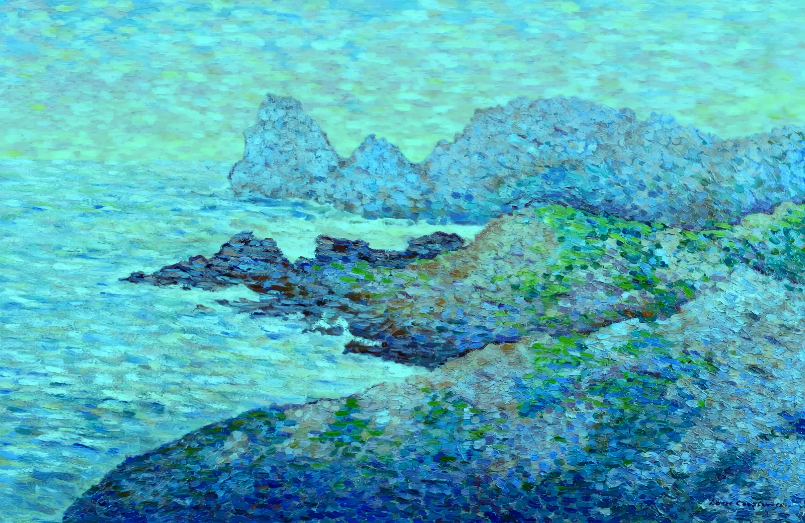 Rob and Nick Carter, Transforming Seascape, Coucher de Soleil, Côte d’Azur, 2025