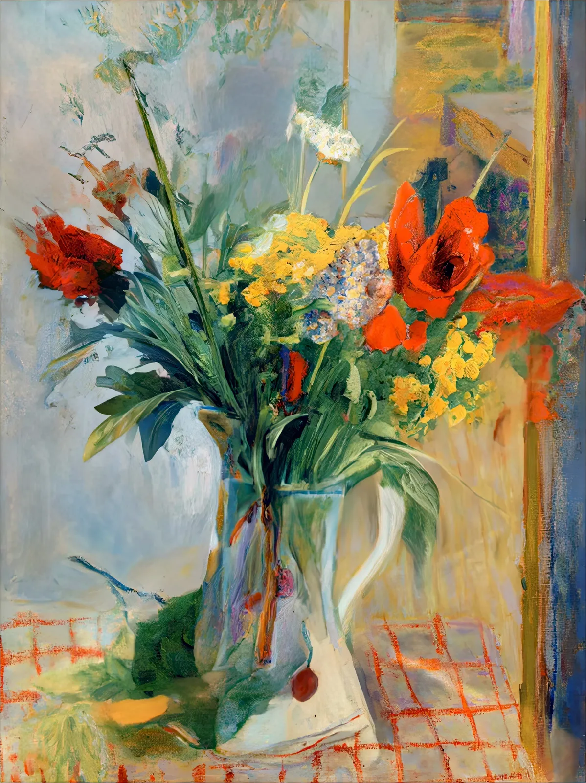 Rob and Nick Carter, Transforming Vase of Flowers, 2025