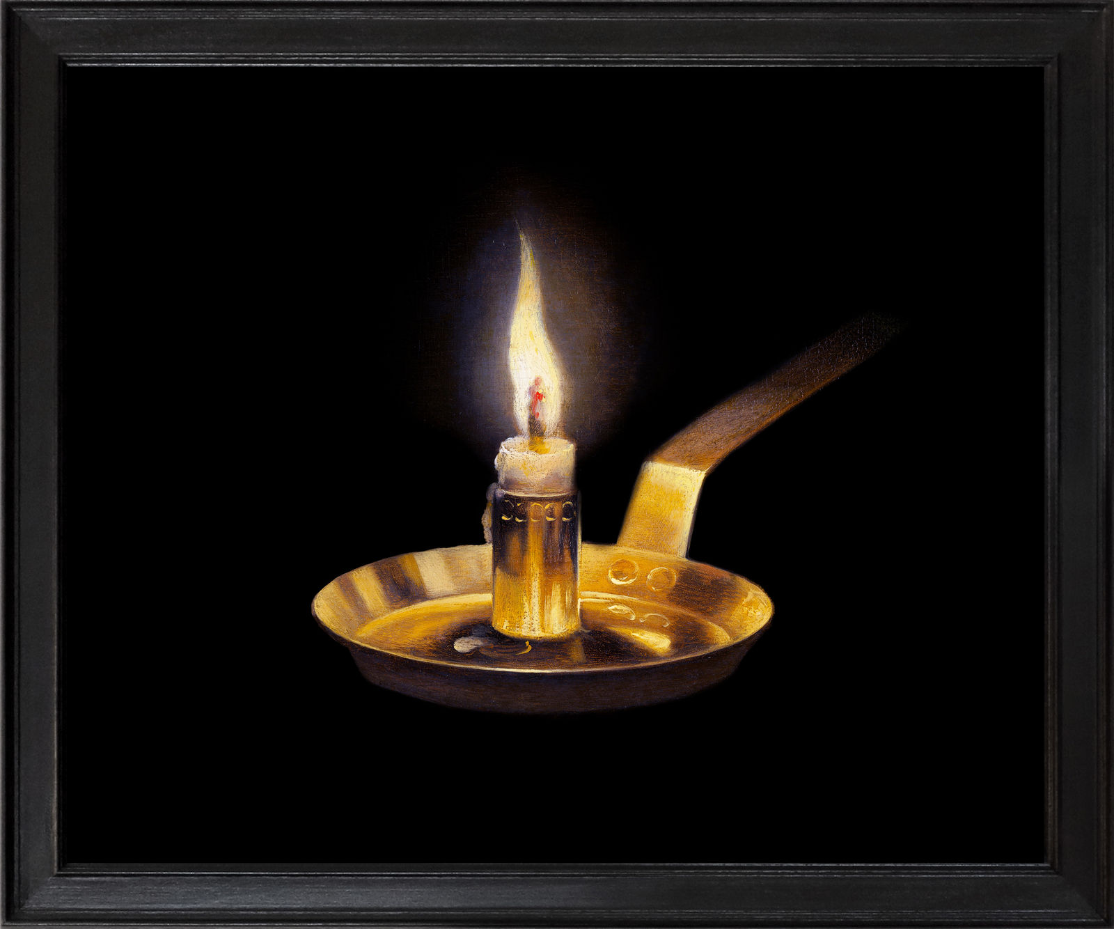 Rob and Nick Carter, Candle after Pieter Claesz, 2024
