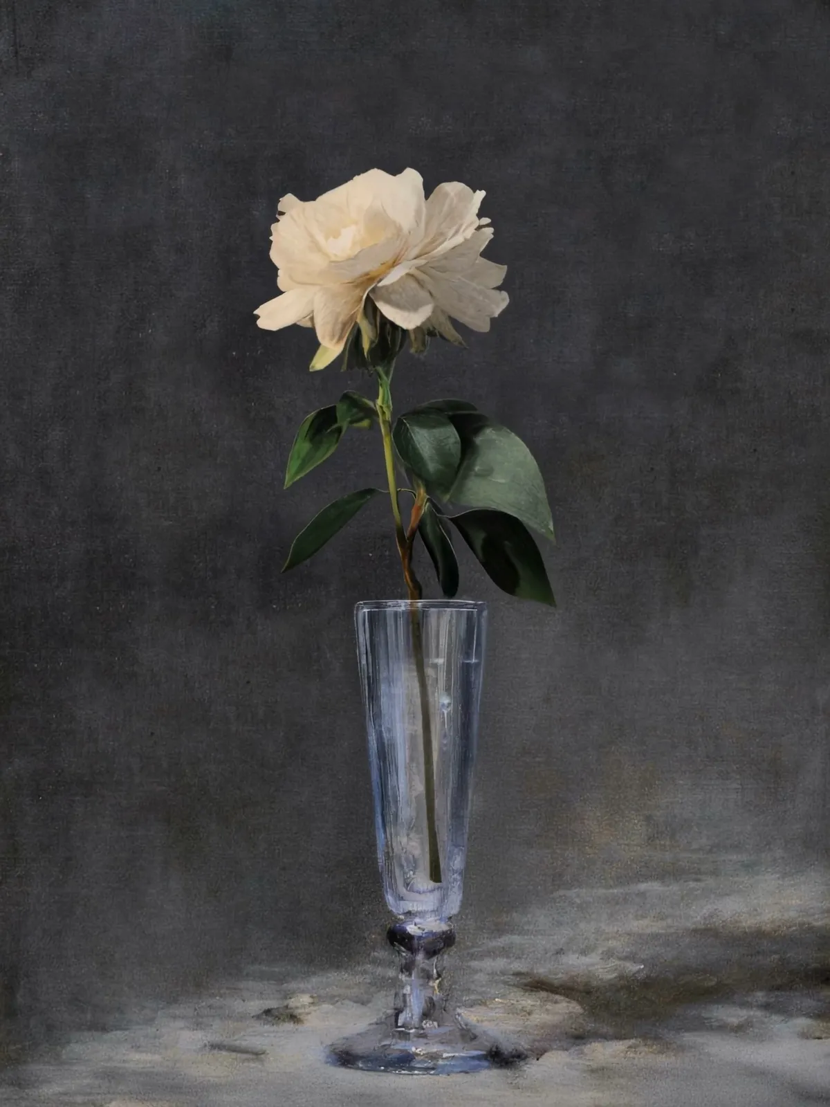 Rob and Nick Carter, Transforming Flower in a Champagne Glass, 2025