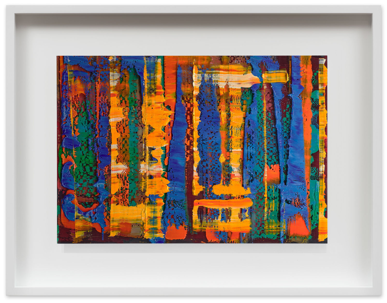 Rob and Nick Carter, Oil Paint Scan with Oil Paint XIII, 2024