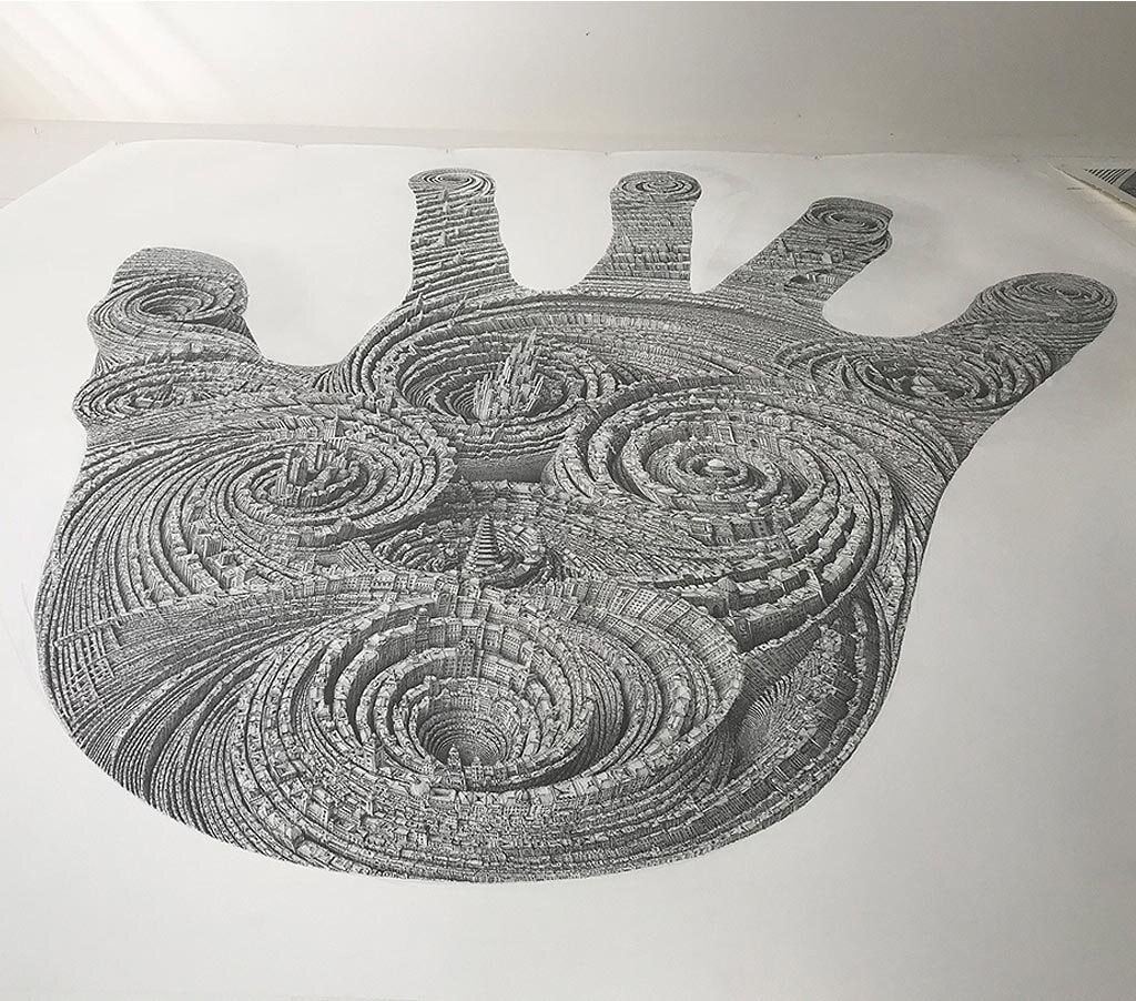 Ben Sack, Untitled (Big Hand), 2019