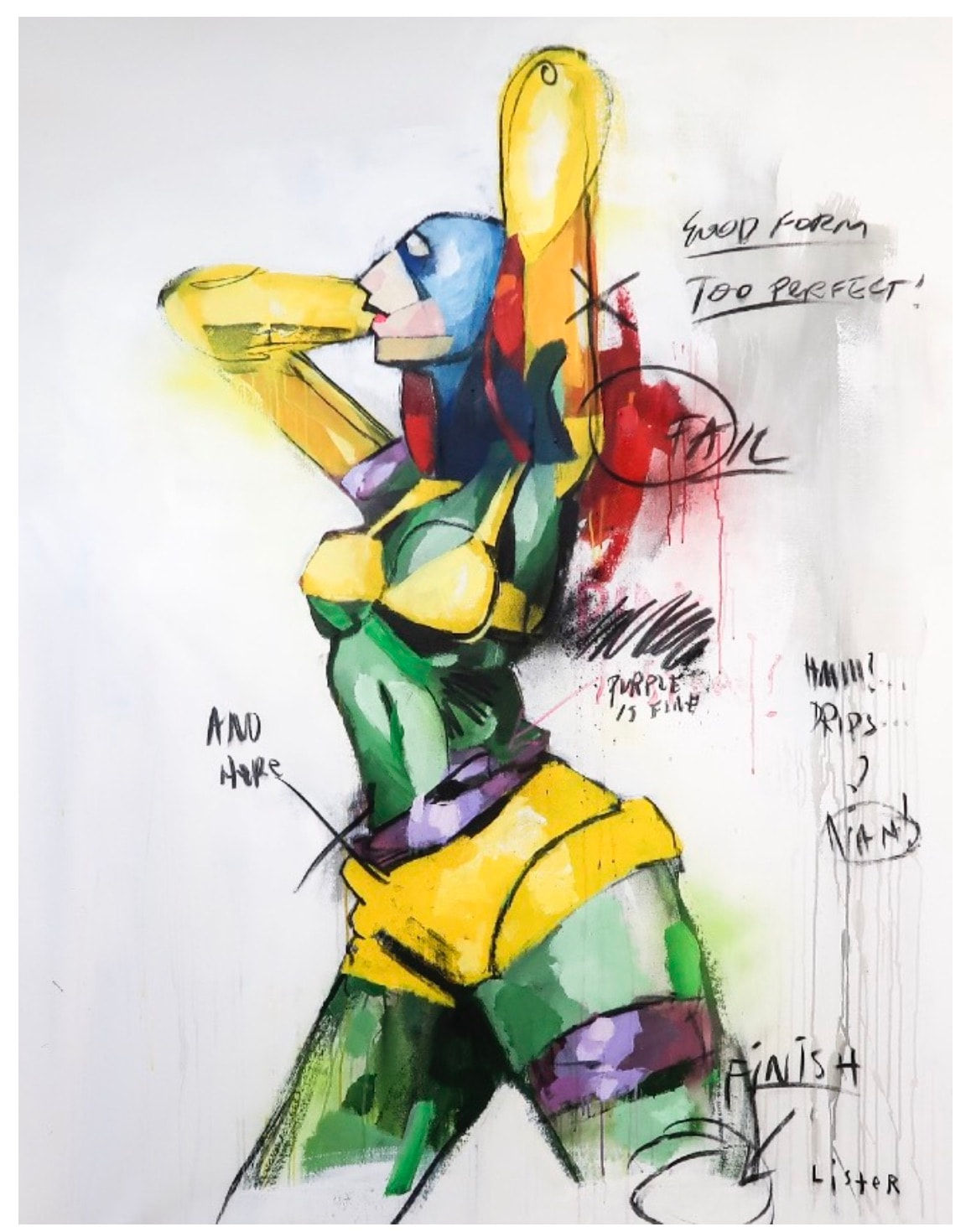 Anthony Lister, Miss Last Resort, 2019