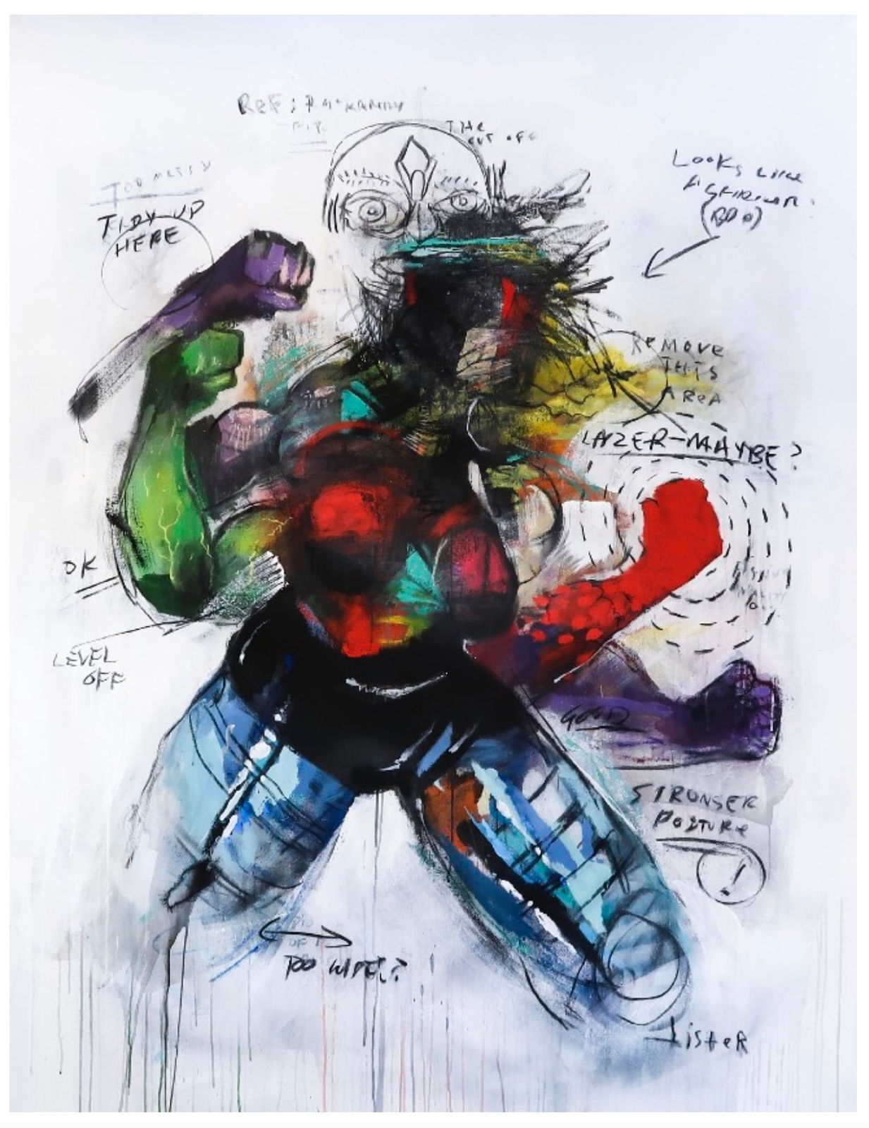 Anthony Lister, Roll Over Woman, 2019