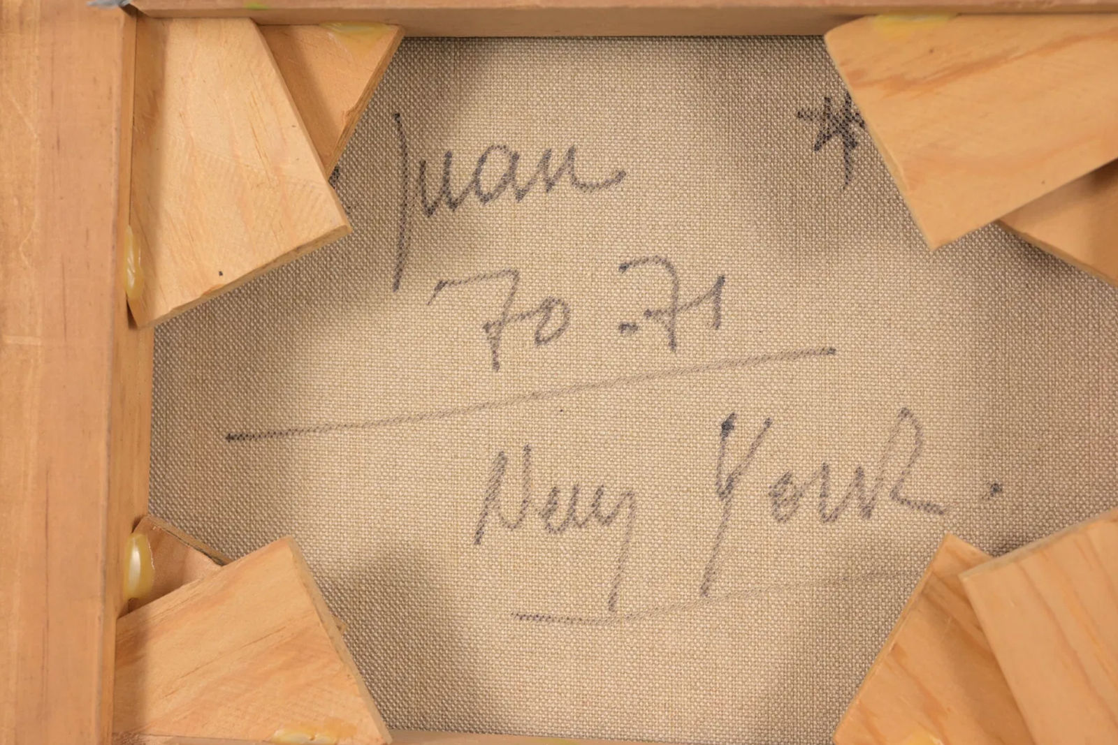 Ronaldo de Juan, Abstract Composition, 1970