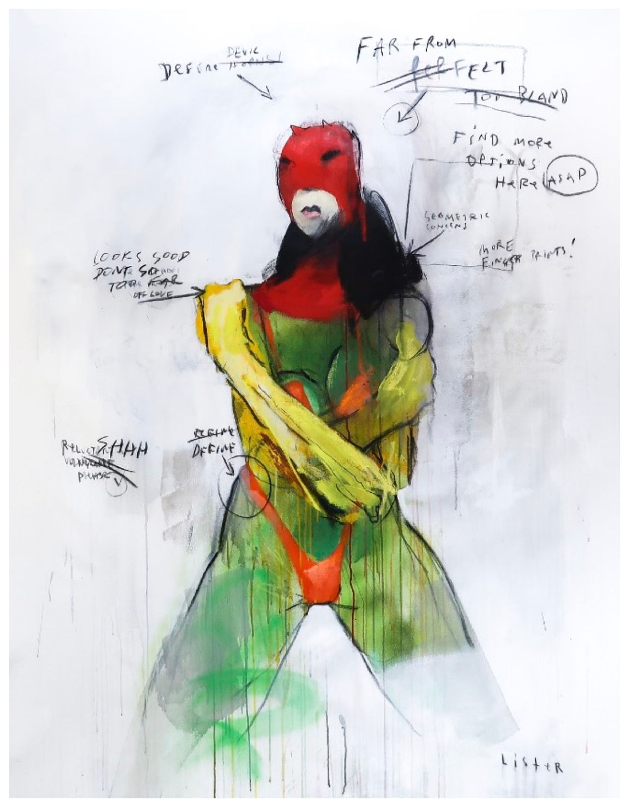 Anthony Lister, Inter structure girl, 2019