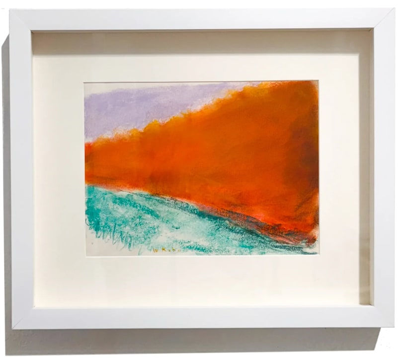 Wolf Kahn, Orange Descending, Circa 2000