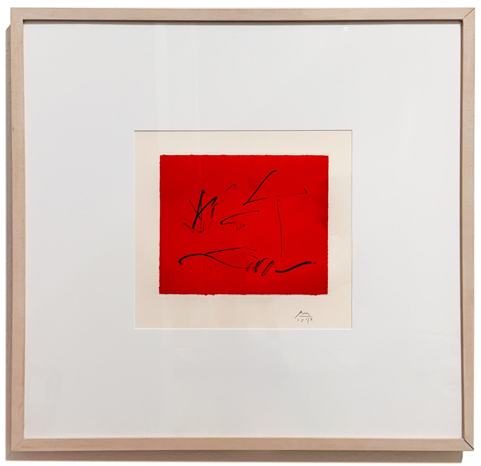 Robert Motherwell, Red Wind, 1987