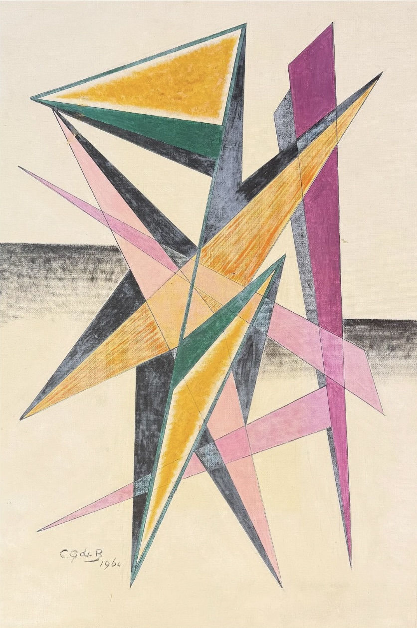 Cicely de Beers, Untitled composition, 1964