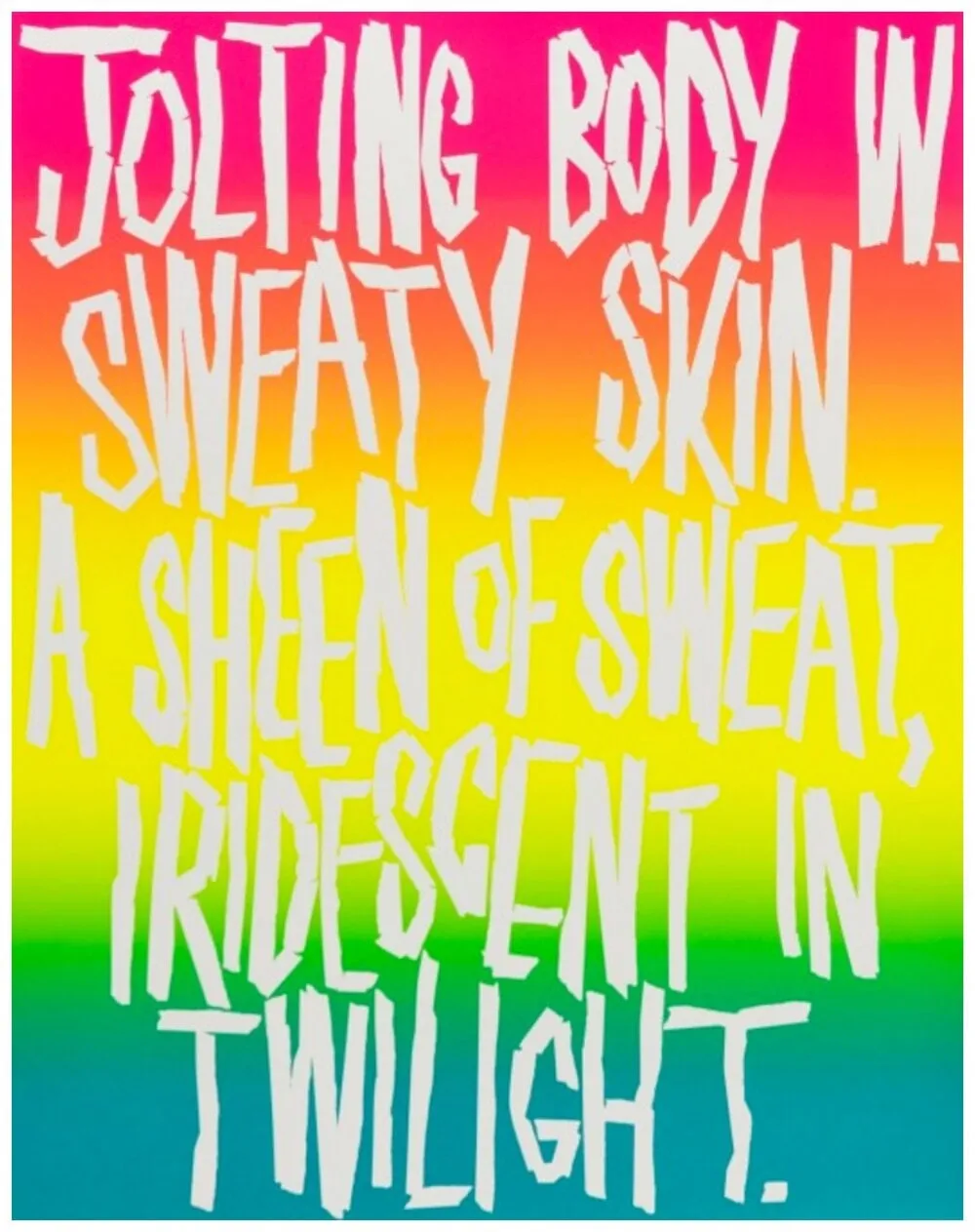 Eddie Peake, Sweet, 2016