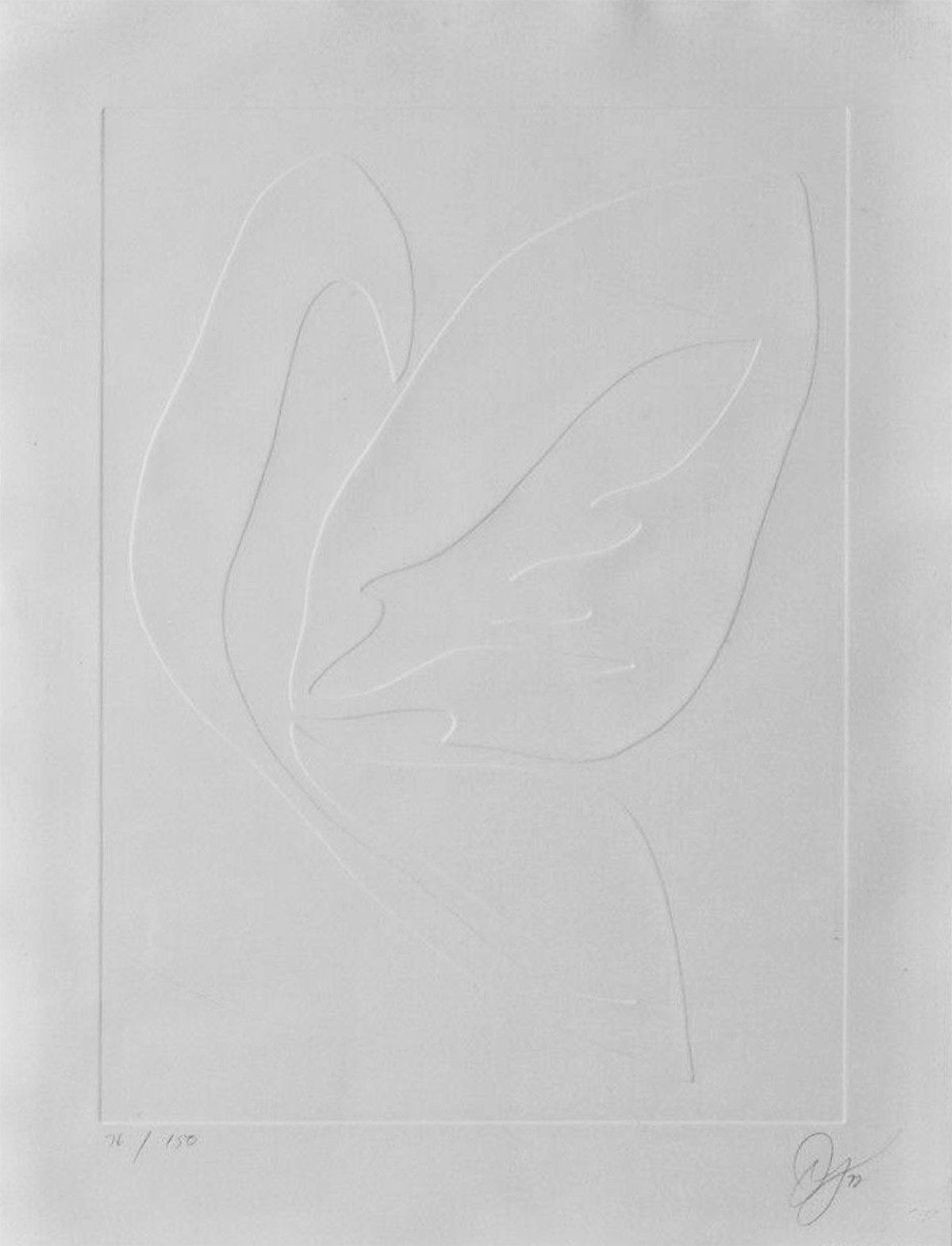 Jack Youngerman, Untitled 2, from the White Portfolio, 1972