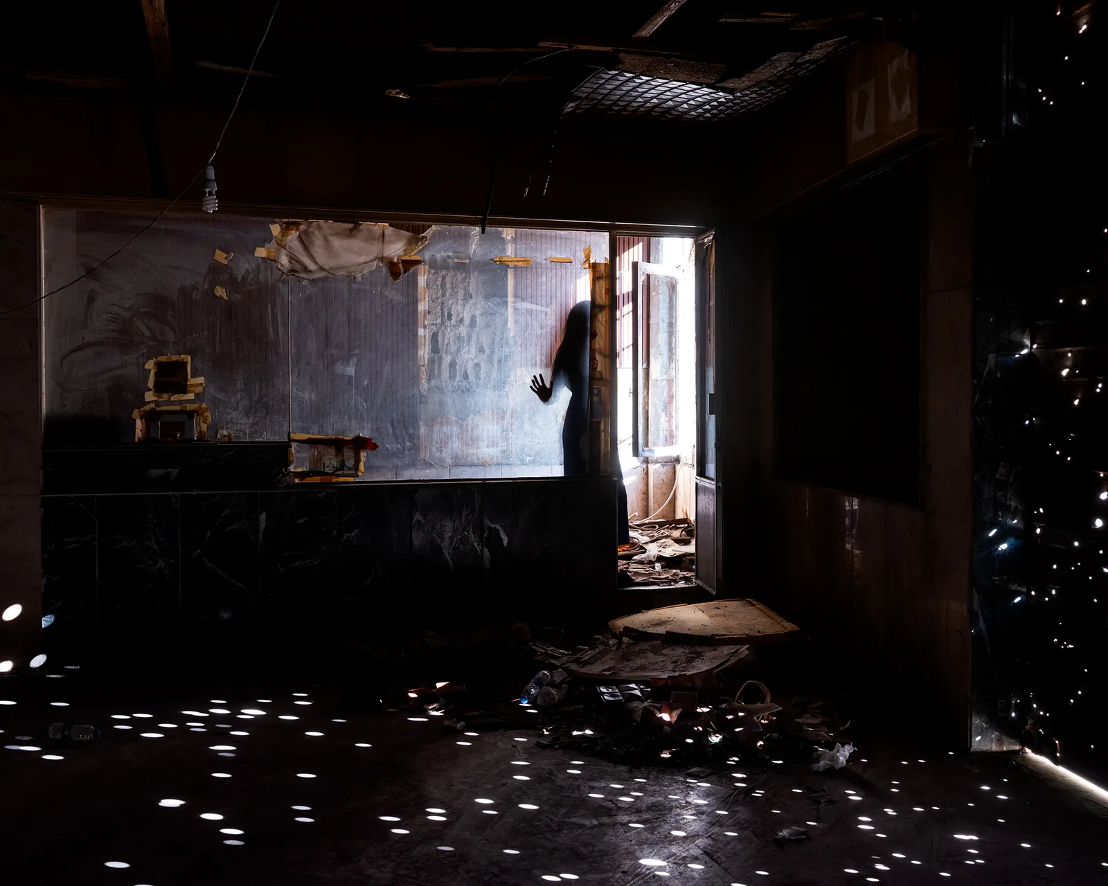 Rania Matar, Lara M (Bullet Holes), Abandoned Zahle Cinema, Zahle, Lebanon, 2024