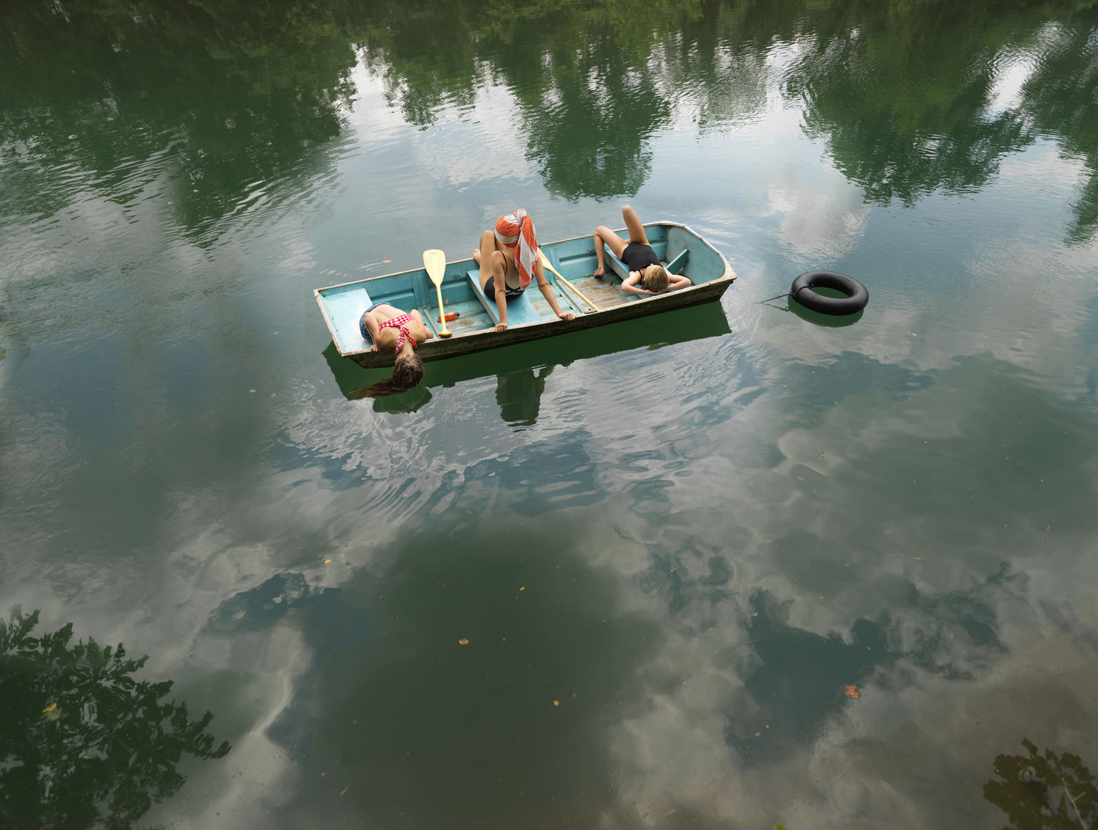 Julie Blackmon, Floating, 2024