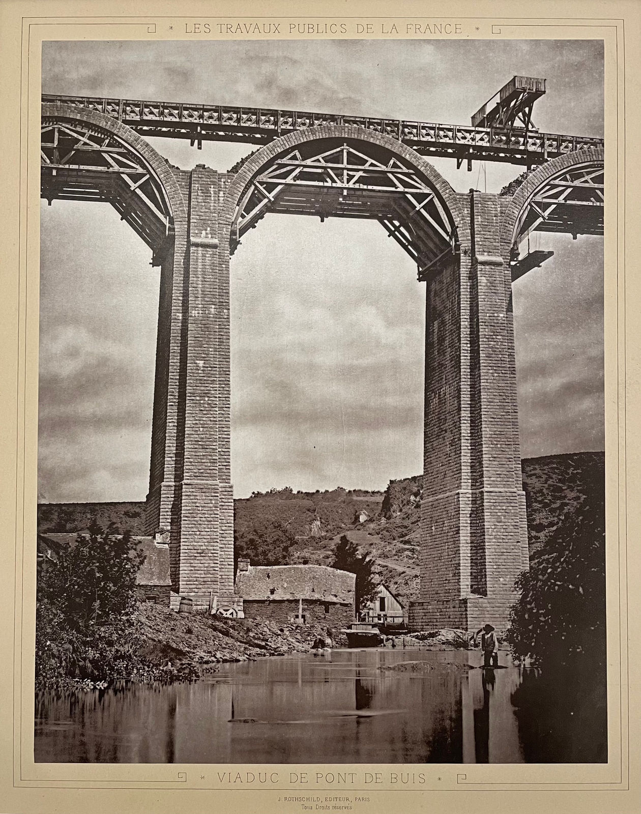 Les Travaux Publics de la France, Viaduc de Pont de Buis (on the Doufine, France