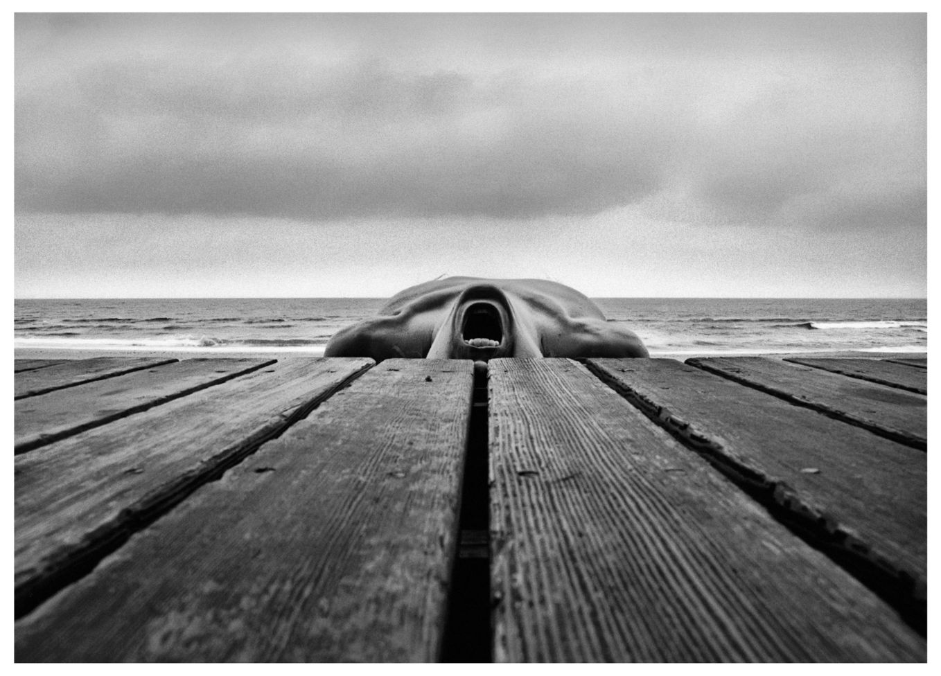 Arno Rafael Minkkinen, Self-Portrait, Narragansett, Rhode Island, 1973