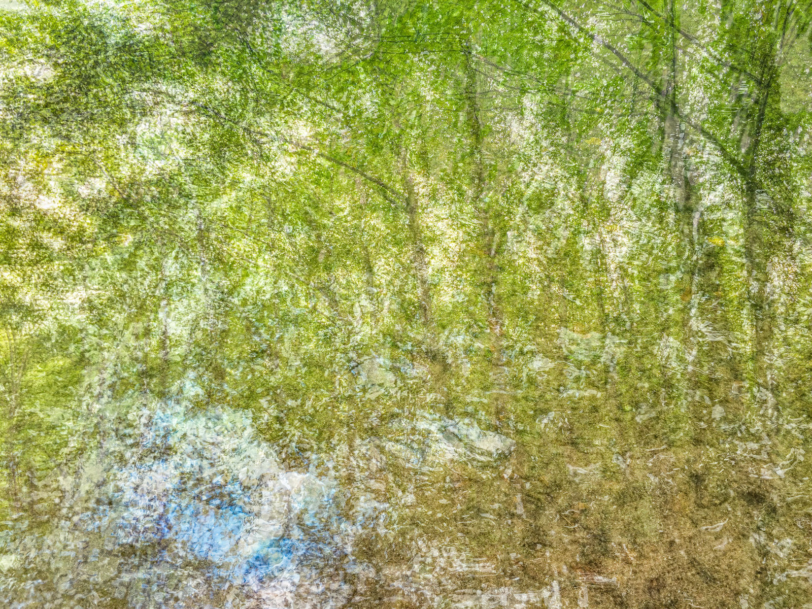 Stephen Wilkes, Spring #4 Lake Mohegan Water