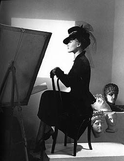 Horst P. Horst, Estrella Boissevain, "Fashion with Easel", 1938