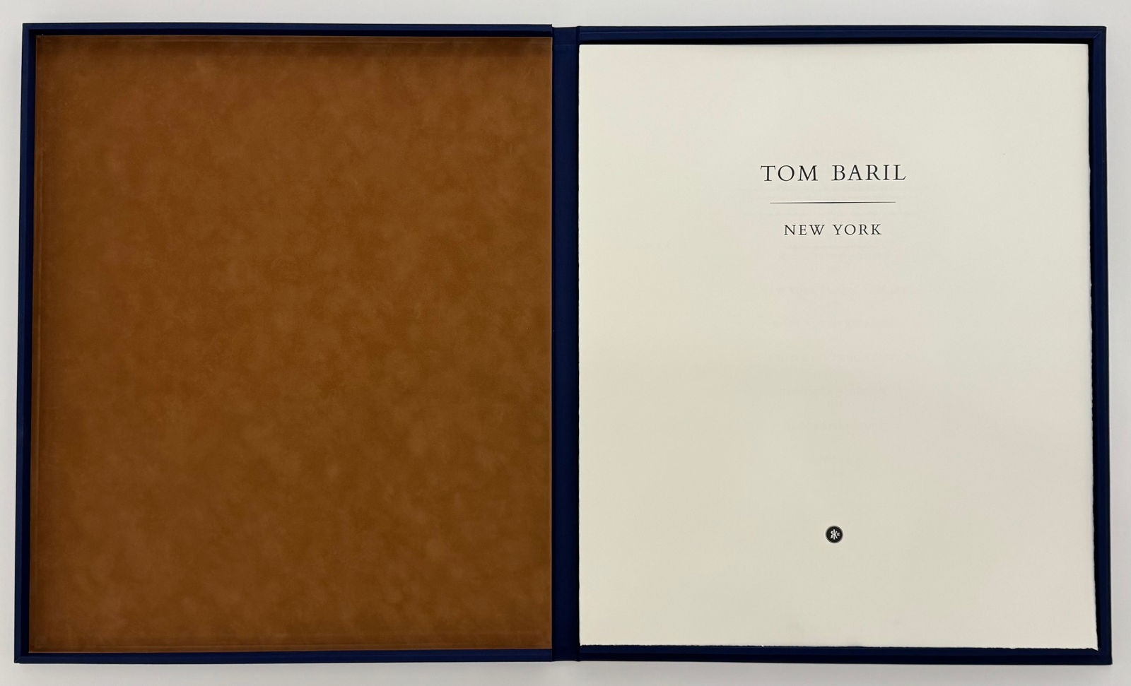 Tom Baril, New York: A Portfolio of Ten Photogravures, 2001