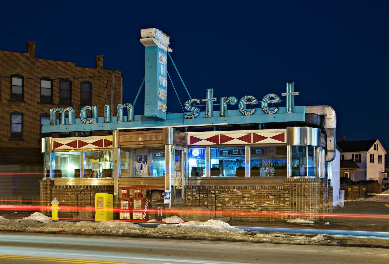 John Woolf, Main Street Diner, Plainville, CT, 2009