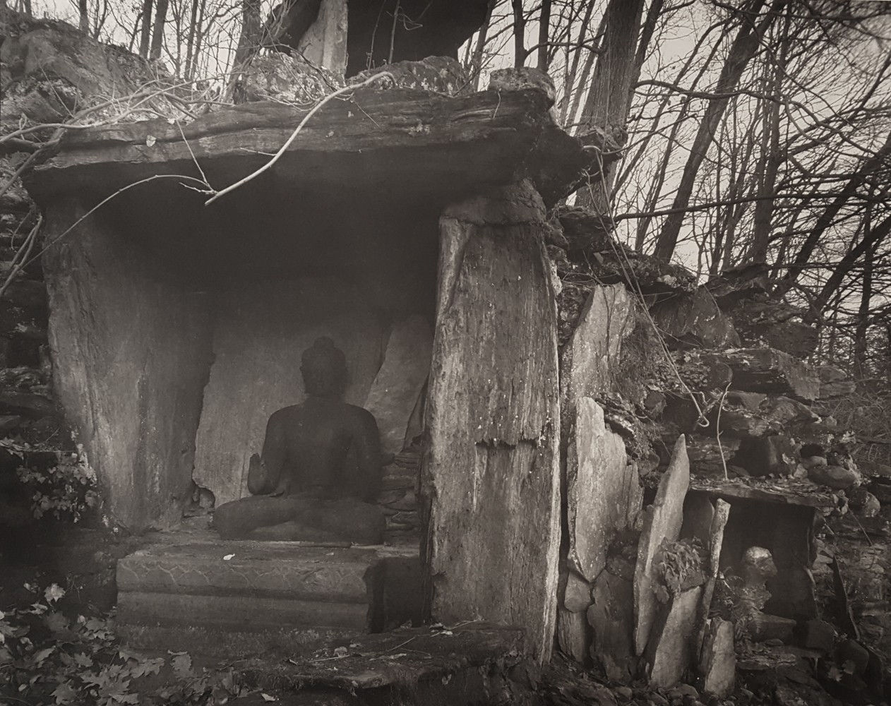 John Yang, Buddha, Innisfree Garden, Millbrook, New York (376-12), 1982