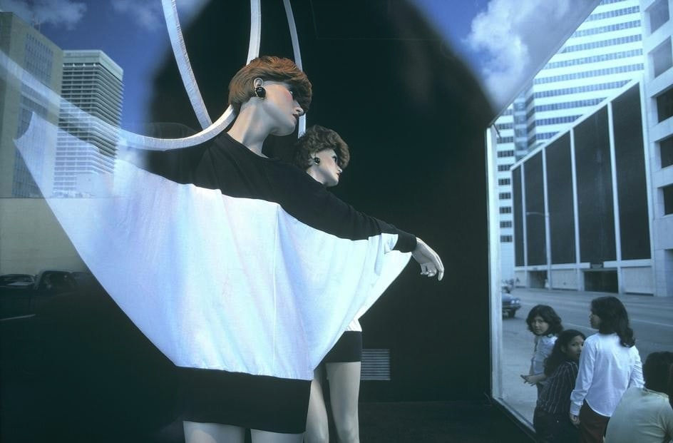 Alex Webb, Houston, Texas (two mannequins in shop window), 1981