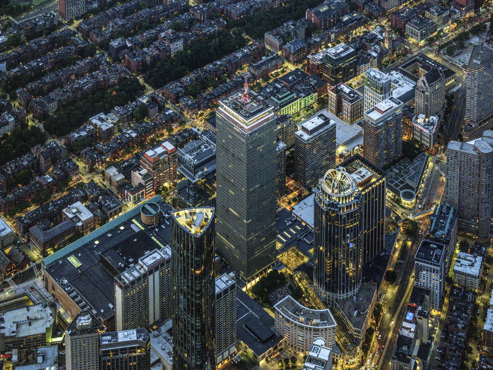 Jeffrey Milstein, Boston Back Bay Night, 2024