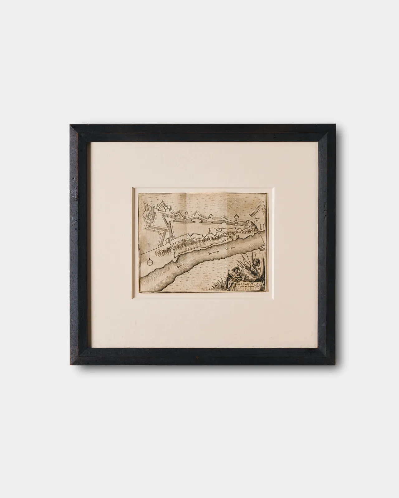 Nicolas de Fer and Harmanus van Loon, Map of Fort de Charlemont de Givet