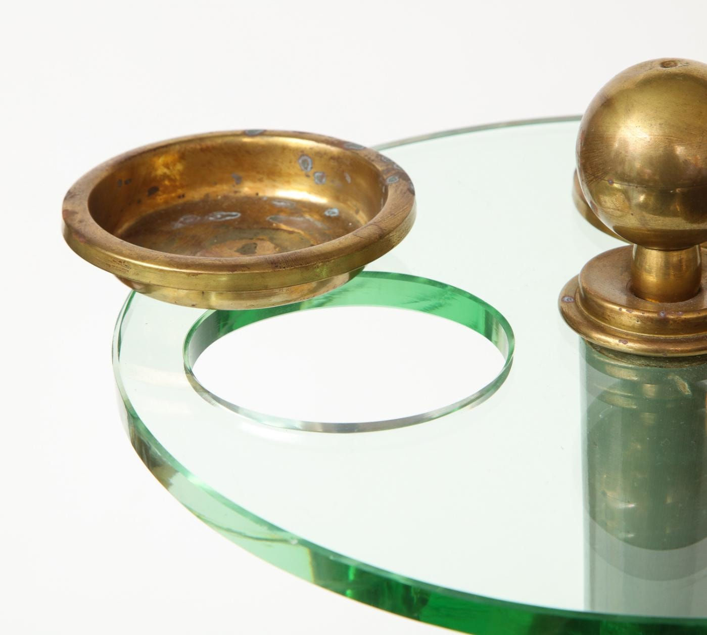 Vintage Fontana Arte Style Ashtray Table