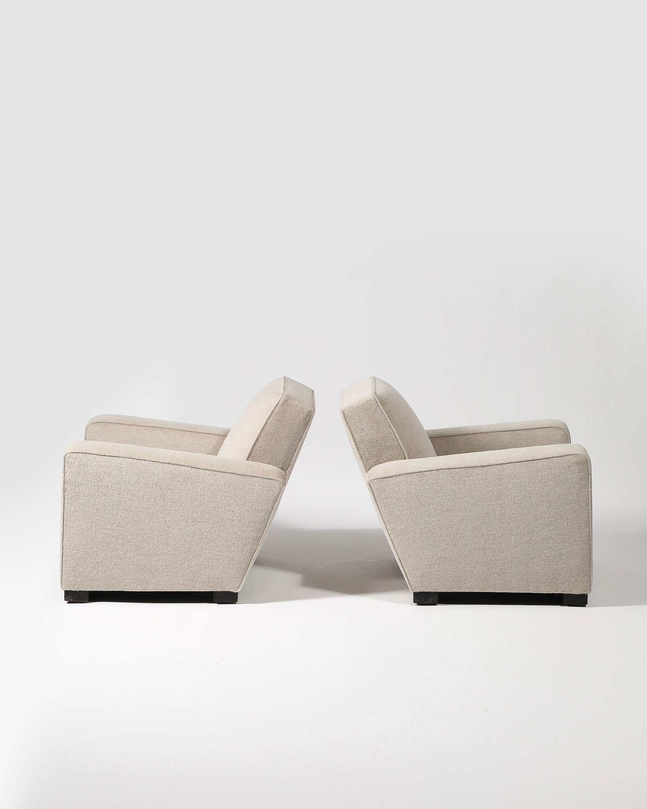 Jacques Adnet, Pair of Club Chairs