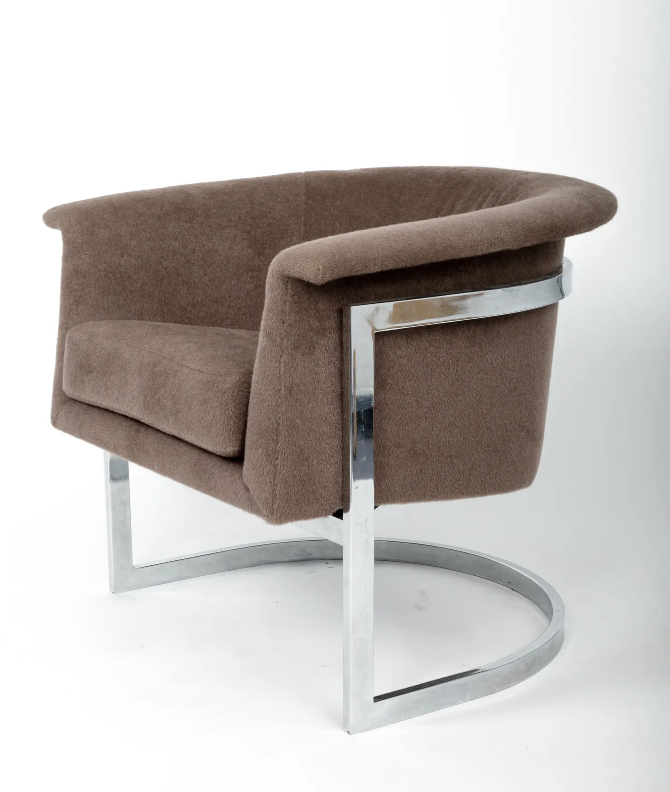 In the Manner of Milo Baughman, Pair of Lounge Chairs, c. 1970