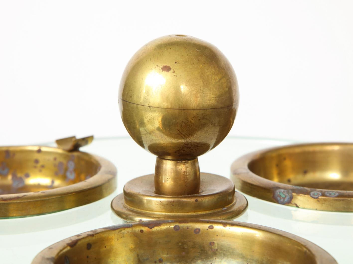 Vintage Fontana Arte Style Ashtray Table