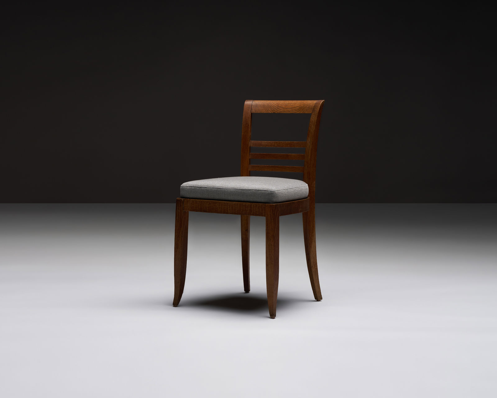 Set of Six Elm Dining Chairs, Chairs