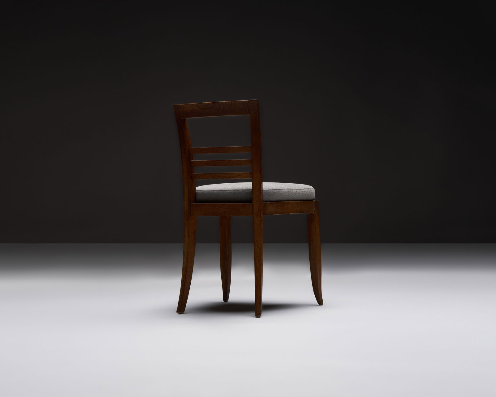 Set of Six Elm Dining Chairs