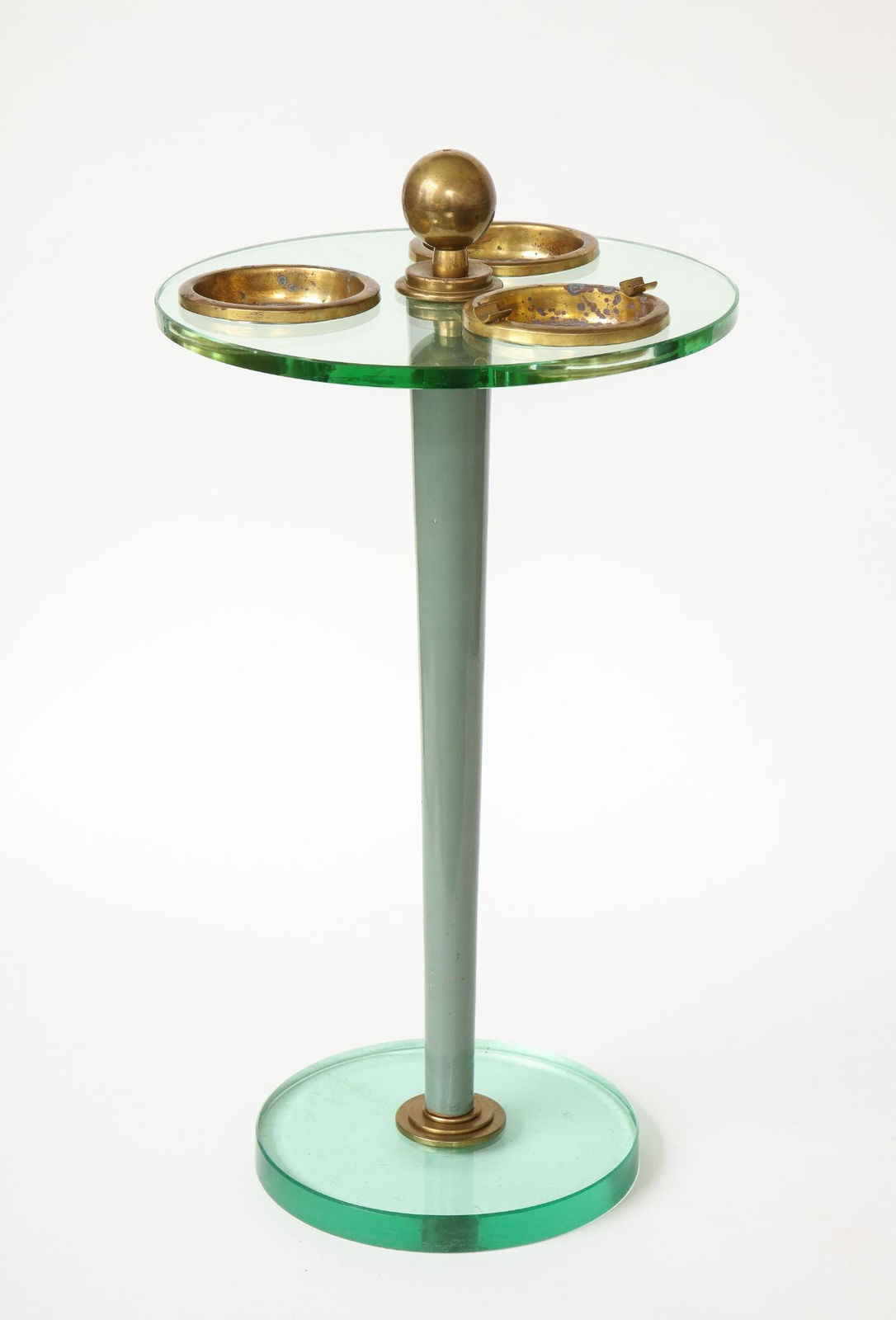 Vintage Fontana Arte Style Ashtray Table