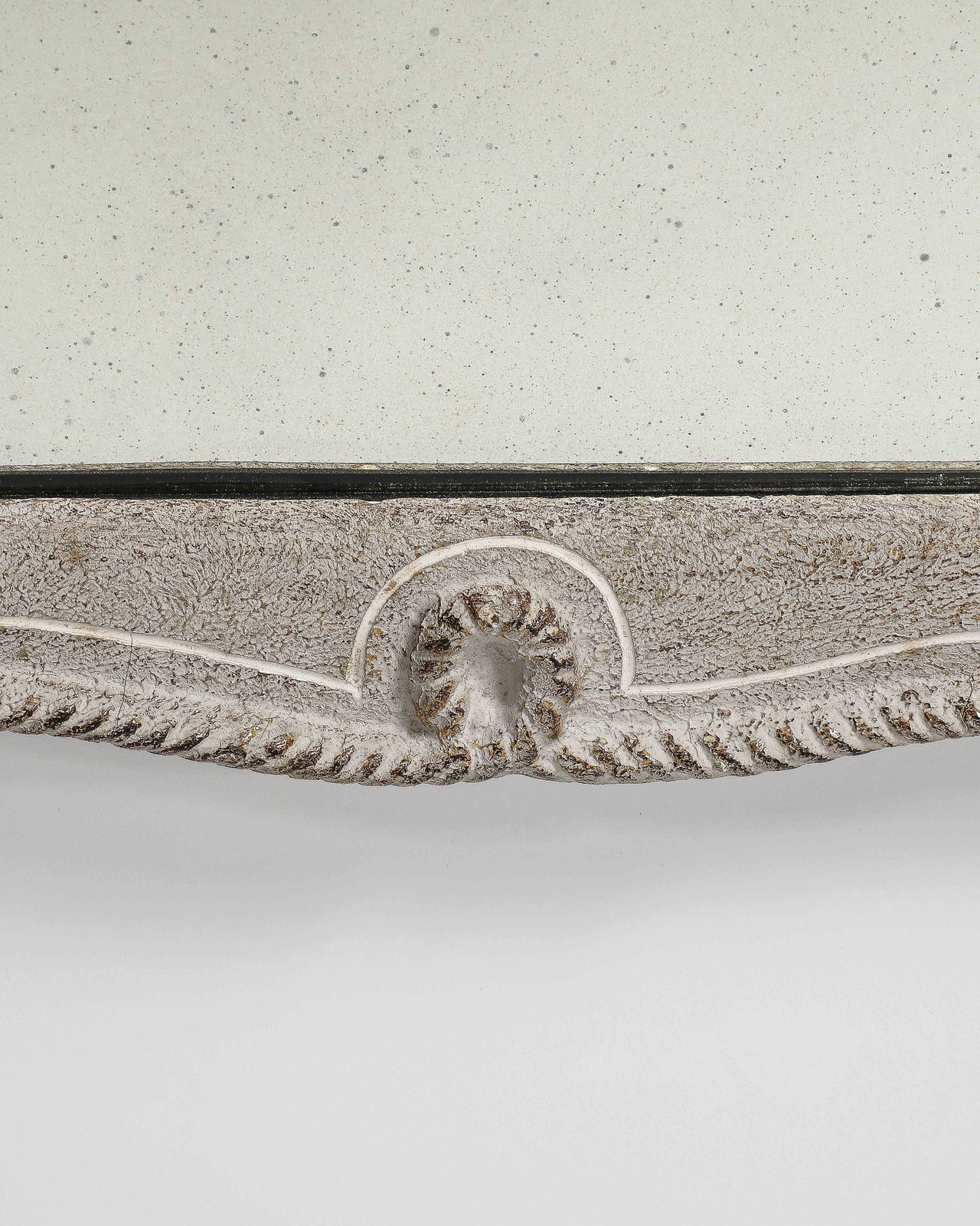 E. Bouche, Framed Mirror with Rope Motif