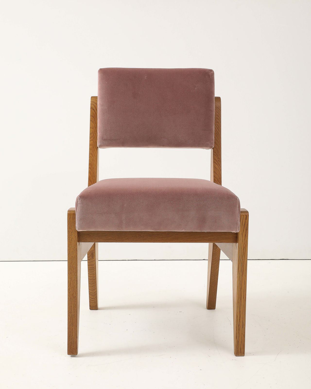 Guillerme et Chambron, Set of Six Dining Chairs