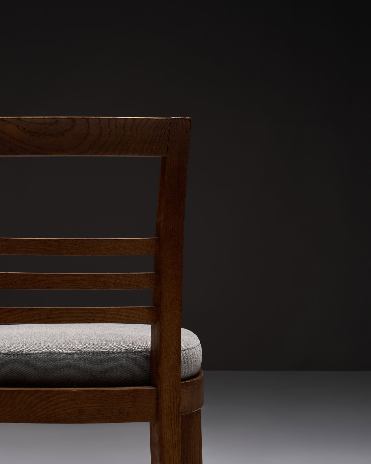 Set of Six Elm Dining Chairs