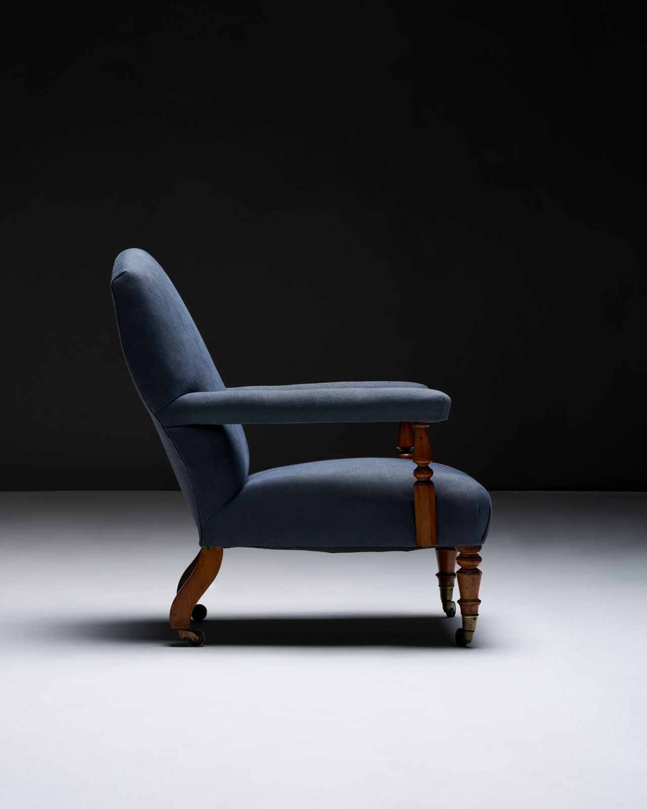 Upholstered Victorian Armchair