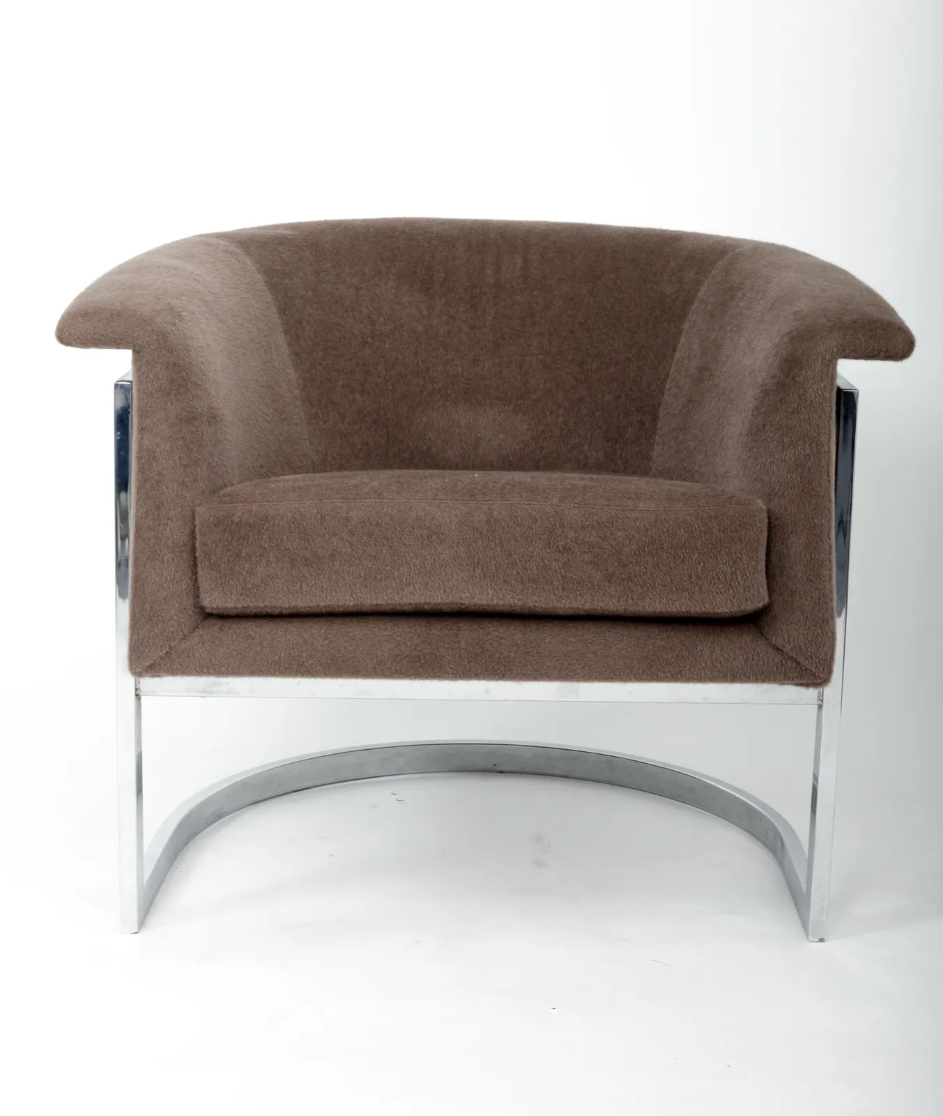 In the Manner of Milo Baughman, Pair of Lounge Chairs, c. 1970