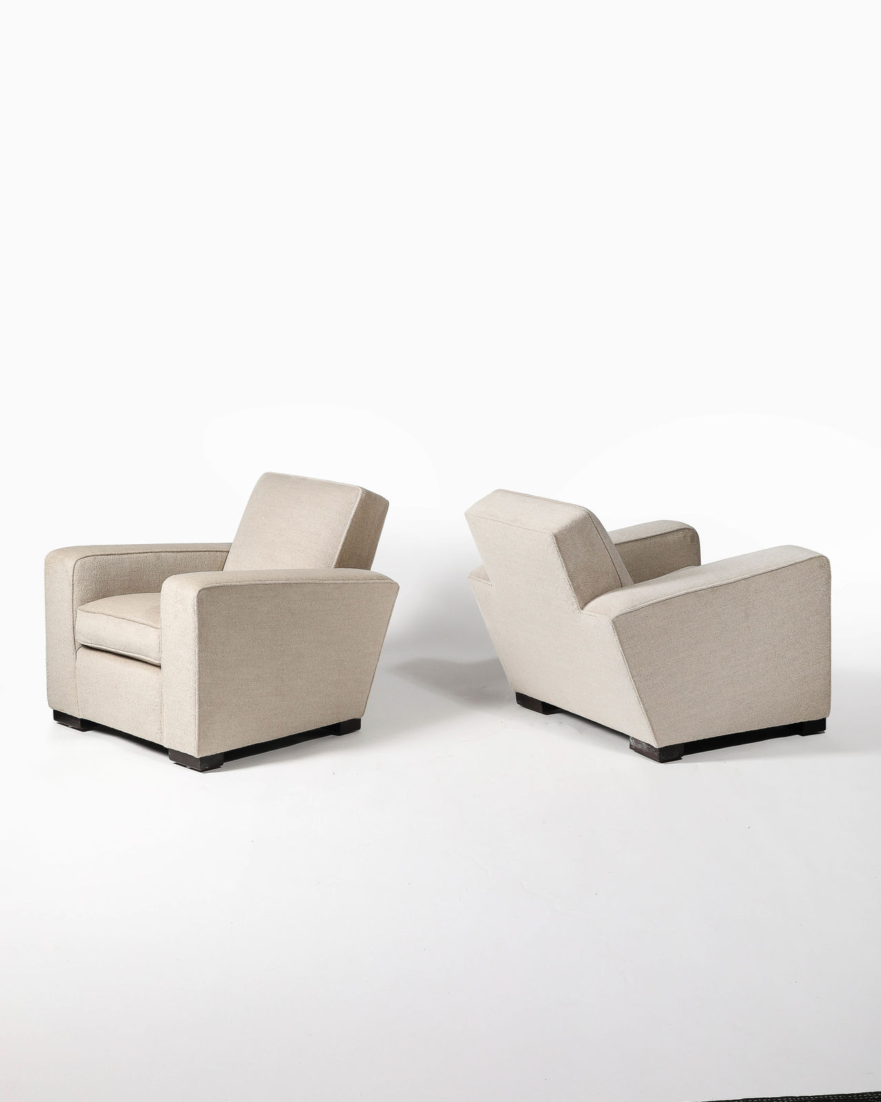 Jacques Adnet, Pair of Club Chairs